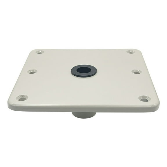 Marine Aluminum Seat Base 7" x 7" with 3/4" Rod Connector Seat Support