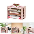 thumbnail image 4 of Magazine Organizer, Waterproof Modern Moisture- Large Capacity Desktop Organizer  For Documents Magazines, Cosmetics For Laptop, 4 of 7