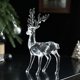 thumbnail image 5 of Decoración Navideña de Acrílico Transparente onlyliua con Diseño de Ciervo y Nieve de Cristal de Hielo, 5 of 7