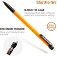 thumbnail image 3 of Mechanical Pencils, Shuttle Art 84 Pack Bulk Mechanical Pencils 0.7mm Medium Point, HB #2 Lead, Assorted Barrels, 3 of 7