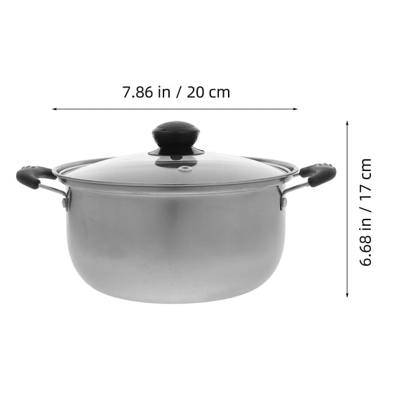 LOLIPPYY Premium Stainless Steel Steamer Pot Suitable for All Ignition Sources Easy to Use Kitchen Pot