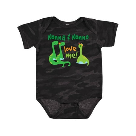 

Inktastic Nonna and Nonno Love Me Gift Baby Boy Bodysuit