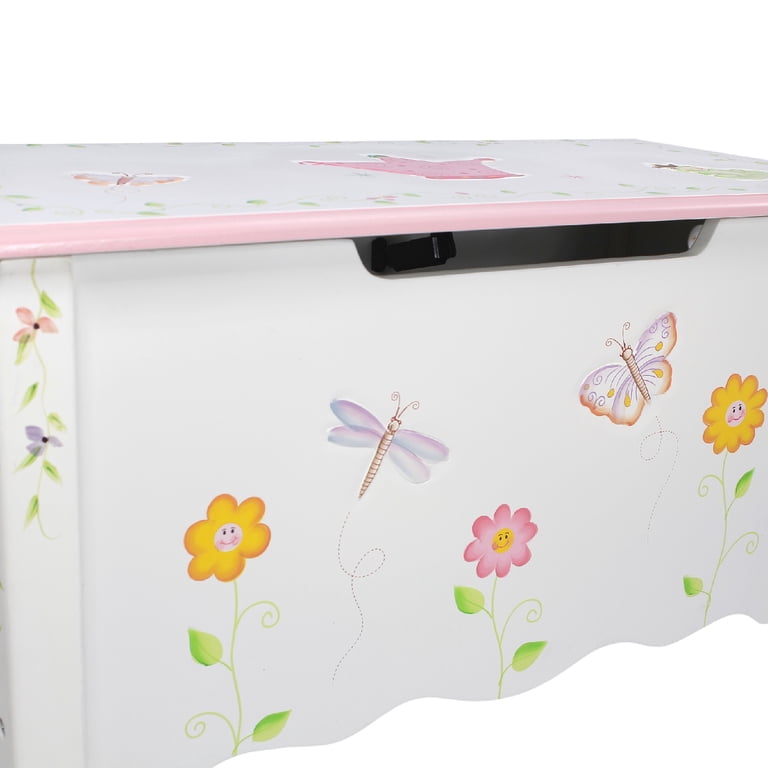 Fantasy Fields Childrens Princess & Frog Kids Wooden Toy Box