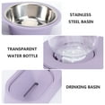thumbnail image 3 of Pretyzoom Small Bowl with Upper and Lower Split Design, Plastic Pet Feeding Dish for Small Dogs, 3 of 4