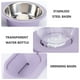 thumbnail image 3 of SWETRACE 1Ud Automático Pet Feeding Bowl Con Botella Transparente Y Giratorio Color Púrpura, 3 of 7