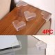 thumbnail image 3 of 4 Pcs Childproof Corner Strips Table Corner Protector Love Shape Child Safety Soft Corner Strip Bumper Protects Kids, 3 of 5