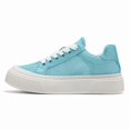 thumbnail image 2 of Men's Light Blue Mesh Breathable Platform Sneakers, Casual Summer Low-Top Shoes, 2 of 10
