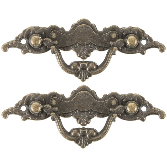 2 Pcs Kitchen Cabinet Decor Drawer Handle Vintage Handles Pull