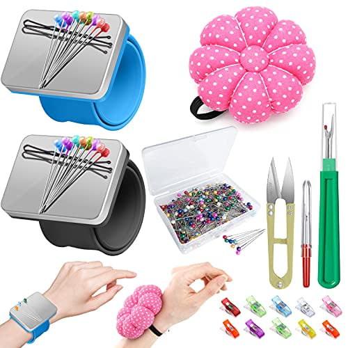 ICNOW 216 PCS Sewing Pin Cushion Kit,Needle Cushion,2 Wrist