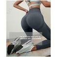 thumbnail image 4 of Seamless Leggings for Women Butt Lifting High Waist Yoga Pants Scrunch Booty Leggings Workout Tights, 4 of 13