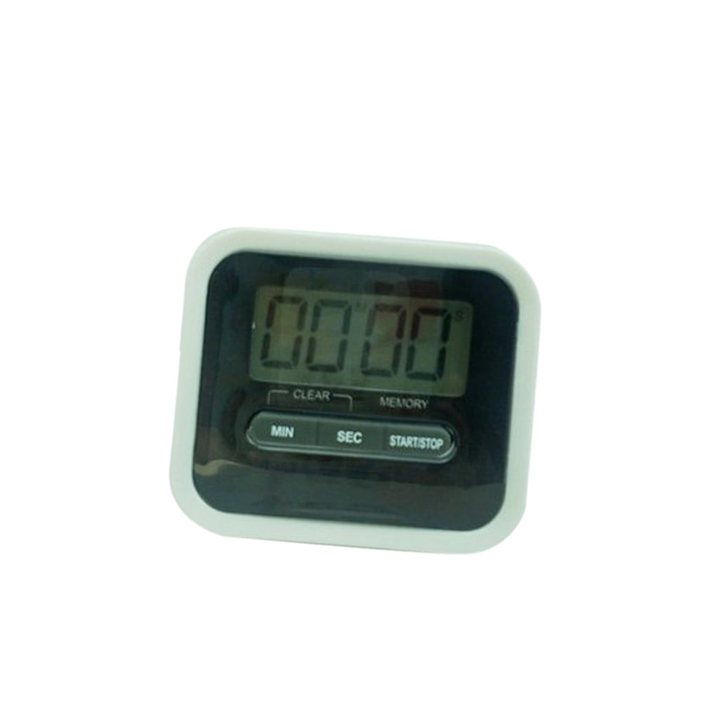 Battery LCD Display Timer Time Keeper Kitchen Sports Games  Black 