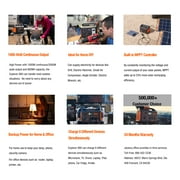 Jackery SolarGenerator 880 (includes (1) Explorer 880 + (2) SolarSaga 100W)