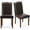 Dark Brown, variant on Gianna Dining Chairs Set of 2, Upholstered Fabric Dining Room Chairs with Wood Legs and Nailhead Trim, Mid-Century Style, Beige