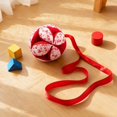 thumbnail image 4 of Grasping Ball Red Fabric Interactive Ribbon Cloth Ball 1 Pack Soft Sensory Play Ball for Toddlers Infants Interactive Tummy Time Play Fine Motor Skill Development Holiday Gift, 4 of 4