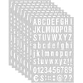 thumbnail image 1 of 8 Sheets Self Adhesive Vinyl Letters Numbers Kit Mailbox Numbers Sticker for Mailbox Signs Window Door Cars Trucks Home Business Address Number (1 Inch White), 1 of 5