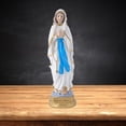 thumbnail image 2 of Blessed Saint Resin Mary Statue Handmade Religious Desktop Decor Craft, 2 of 10