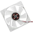 thumbnail image 5 of 80mm LED PC Case Fan, Ultra Quiet Cooling, 46 CFM Airflow, 4,Pin Connector, Blue/Colorful, 5 of 6