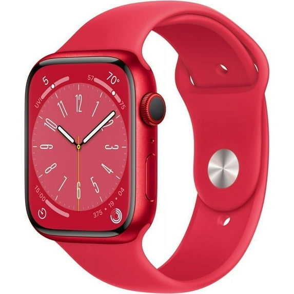 Apple Watch Series 8 (GPS LTE) 45mm (PRODUCT)RED Aluminum Case & Red Sport Band