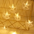 thumbnail image 4 of Wosthever Lámparas de cadena Luz LED Delicado adorno de Ramadán Cadenas de iluminación con pilas para el hogar Bar Dormitorio Patio 1.5 metros Type2, 4 of 6