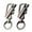 Silver+Black, variant on Forever Match Keychain Lighter, Outdoor Match Kerosene Lighter, Multi-Purpose Use, Suitable for BBQ, Candles, Men's Gift,Dad Gifts from Daughter Son,Fathers Day Gifts Under $20