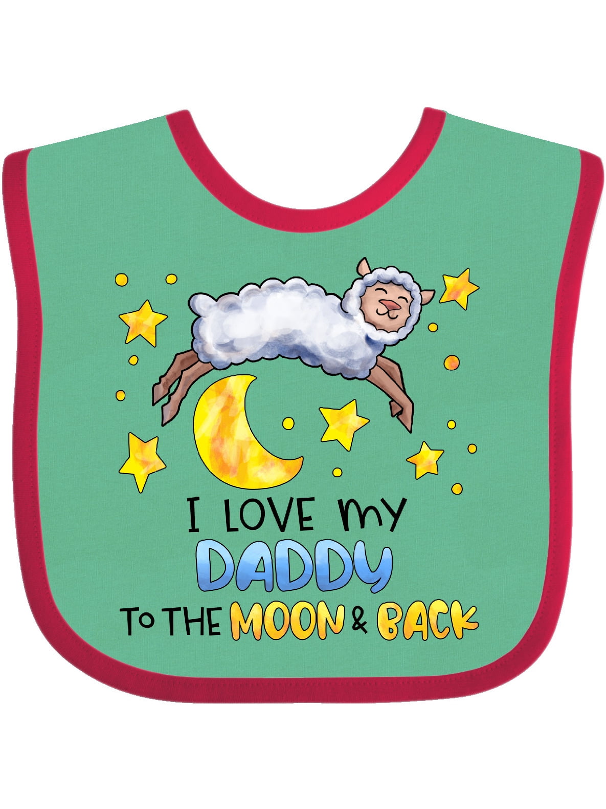 Baby Bandana Bib I love my Daddy to the Moon and Back cute