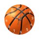 thumbnail image 5 of Reloj de pared de baloncesto decorativo, silencioso, para comedor y sala de estar. Naranja de 12 pulgadas, 5 of 9