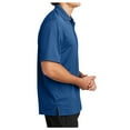 thumbnail image 3 of Yellow Rooster Men's Short Sleeve Dri-Mesh Polo T-Shirts Royal L, 3 of 5