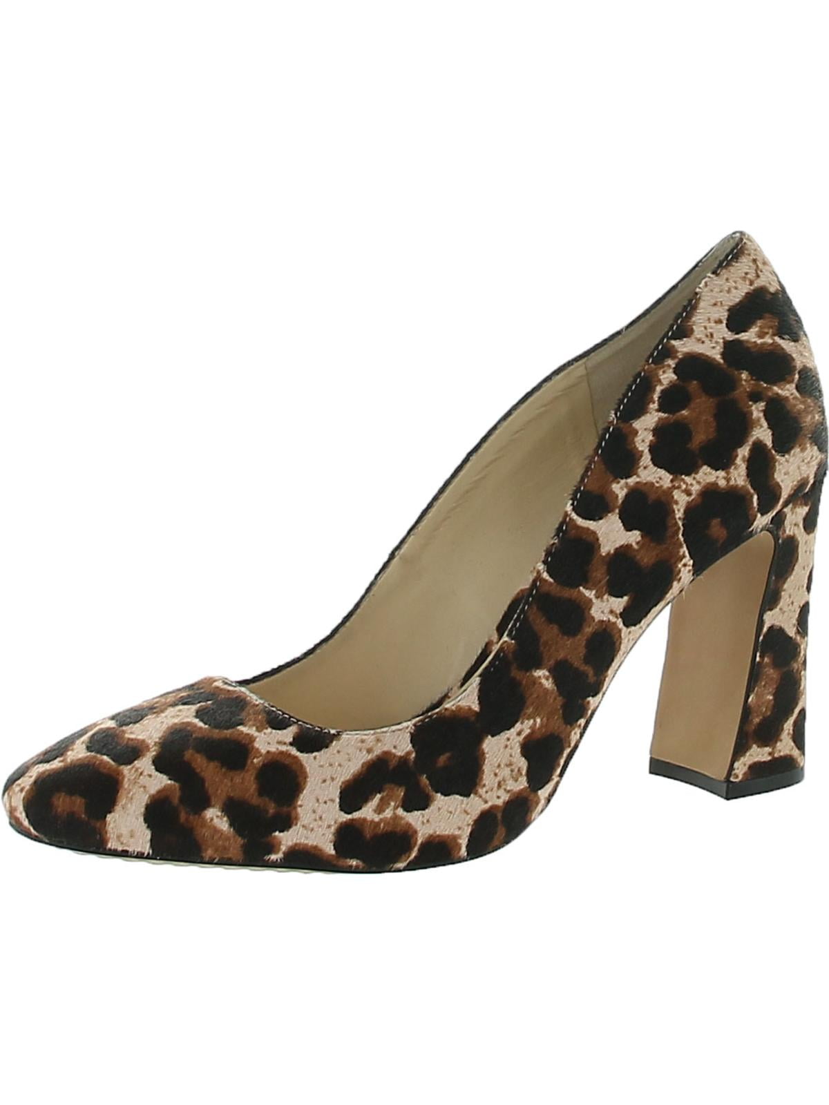 Animal print block heel pumps Clearance
