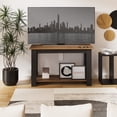 thumbnail image 2 of Mueble para tv MORU STREAM Latte y Negro Mueble para sala mesa tv centro de entretenimiento minimalista, 2 of 8