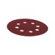 thumbnail image 4 of TKSE 10 Discos De Lijado Rojos De Forma Redonda De 125 Mm, Papeles De Lija De Grano 60#-1000# De 8 Agujeros(60#), 4 of 8