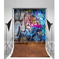 thumbnail image 3 of ABPHOTO Polyester 5x7ft Photography Backdrop Graffiti Wall Urban Street Abstract Art Painting Backdrops for Photo Shoots Lovers Party Adult Kids Baby Personal Portrait Photo Background Studio Props, 3 of 4