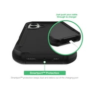 حافظة هاتف متينة متوافقة مع ONN MagSafe لهاتف iPhone 16 - أسود