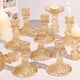 thumbnail image 1 of Juego de portavelas Simeitol Gold Glass Taper, juego de 12, 1 of 6