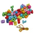 thumbnail image 3 of 51 Cuentas De Cordones Del Alfabeto Con Cuerdas, Coordinación Mano-ojo, Superficie Brillante, Letras De Cordones Ligeras Para Niños Y, 3 of 7