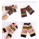 thumbnail image 3 of Zhuge Guantes sin dedos para mujer, manoplas de punto con forma de árbol de Navidad, de invierno, de medio dedo, estilo calentador de muñecas, 3 of 4
