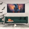 thumbnail image 2 of Lsque Starry Sky Meditating Fox Pattern Party Banner, Festive Banner , Holiday Celebrations and Events for Carnival Birthday Party Festival Decorations-Medium, 2 of 8