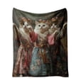 thumbnail image 2 of Fleece Throw Blanket for Bed & Sofa - Soft Printed Throw Blanket, Cozy Twin Size Blanket For Sofa 60x80 Inches, 2 of 7