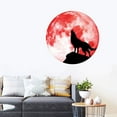 thumbnail image 3 of Creative Luminous Moon Wall Stickers Halloween Decoration Stickers Luminous Wolf, 3 of 4