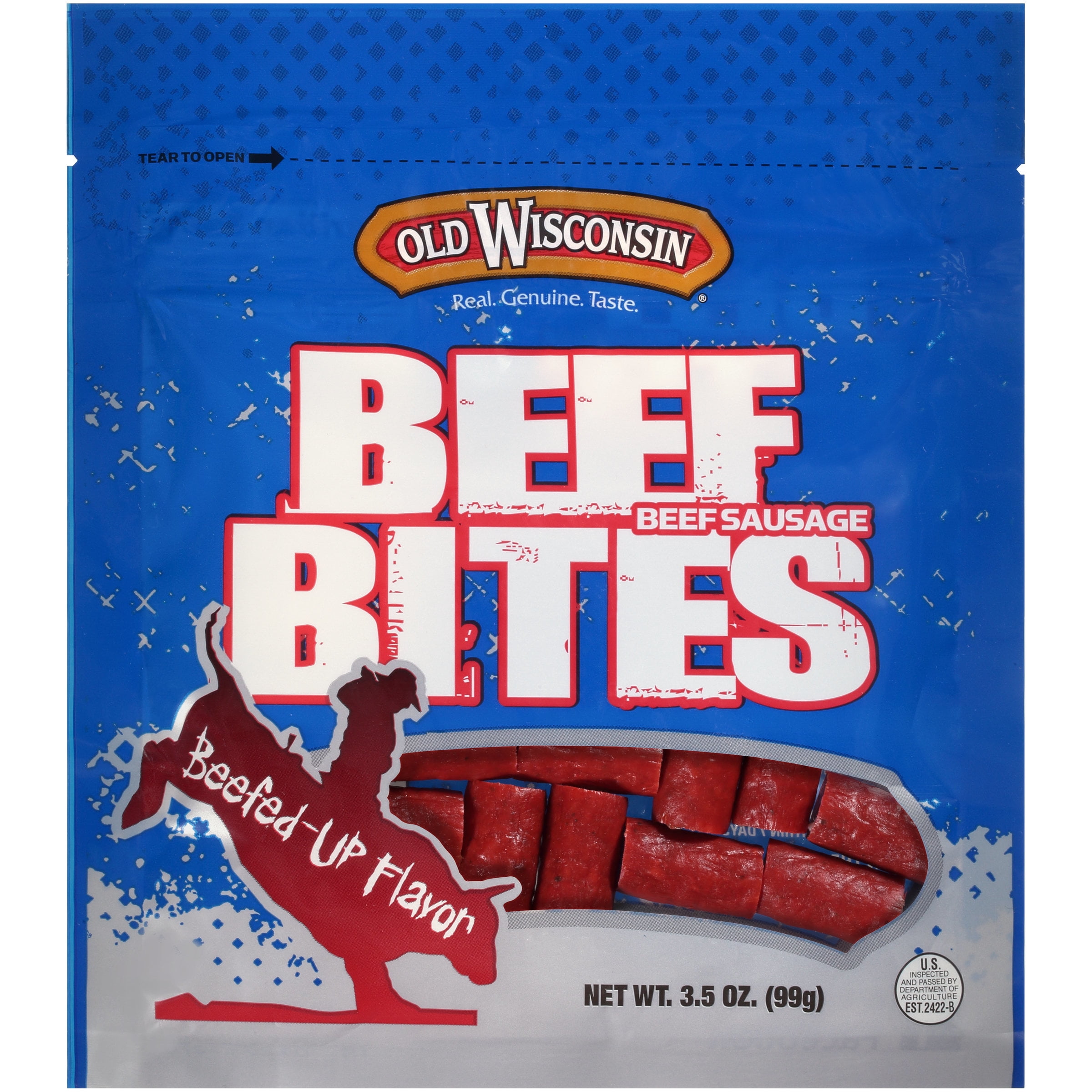 Old Wisconsin® Beef Sausage Beef Bites 3.5 oz. Pouch