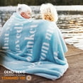 thumbnail image 6 of Cozy Comfort Get Well Gifts for Women - After Surgery Blanket with Inspirational Words Sympathy Gift for Elderly Adults Hug Soft Fleece Healing Blanket Blue 50x60 inch, 6 of 6