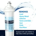 thumbnail image 2 of APEC High Capacity Under-Sink Water Filter System with Scale Inhibitor (CS-2500P), 2 of 4