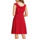 thumbnail image 3 of INSPIRE CHIC Vestido Vintage para Mujeres de los años 50, Escote Redondo, Vestidos de Cóctel de Gran Tamaño, Rojo, 3 of 6