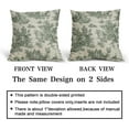 thumbnail image 6 of French Country Pillow Covers Set of 2 18x18 Inch Vintage Toile Green Cotton Linen Polyester Decorative Throw Pillow Case Cushion Cover for Bedroom Sofa Living Room Couch Chair Office, 6 of 6