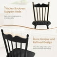 thumbnail image 4 of Dycanpo Dining Chairs Set of 6,Farmhouse Wooden Windsor Kitchen Chairs with Thicker Backrest for Kitchen,White, 4 of 7
