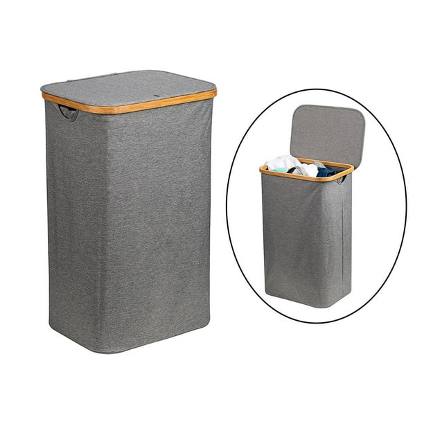 Laundry Basket with Lid Waterproof Organizer Clothing Laundry Hamper