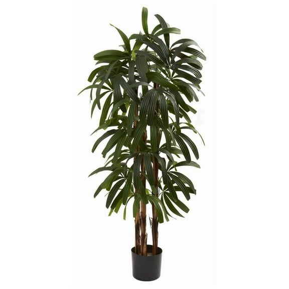 Nearly Natural 4' Raphis Palm Artificial Tree