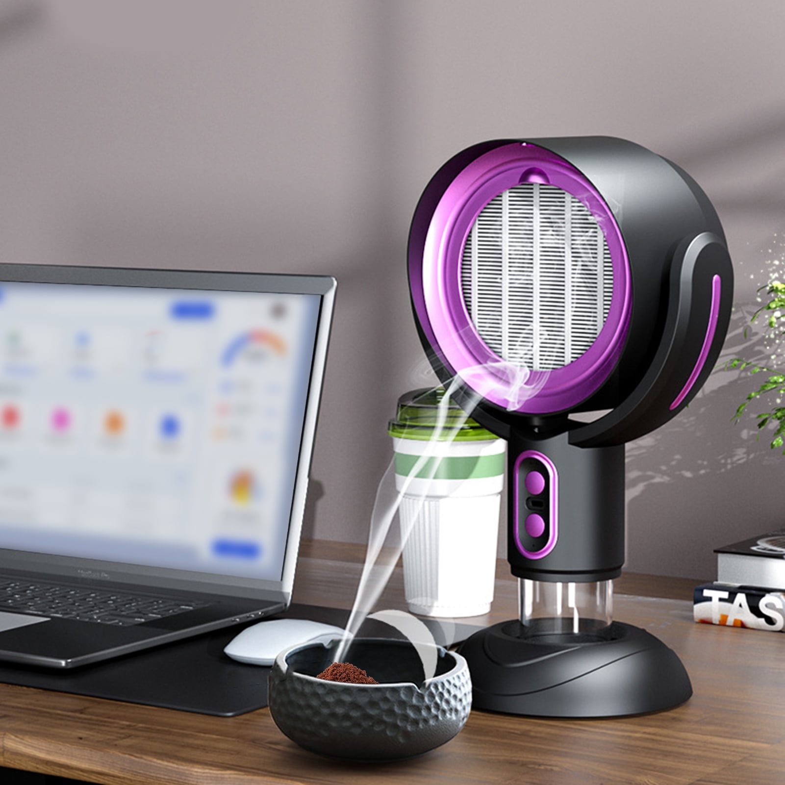 Homelife Smoke Fan for Indoors Portable Puff Chill Fan with Super Suction Smoke Purifier Filters Negative Ion Fan Smoke USB Smoke Extractor