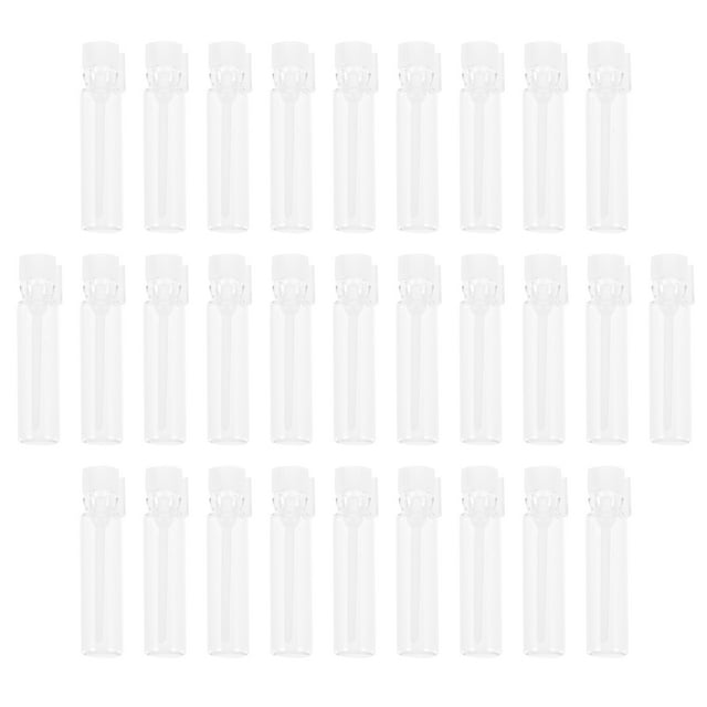 50pcs 1 ml Botellas de muestra de perfume mini botella de fragancia vacía de vidrio para viajar