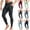 Black, variant on High-Waist Pocket Sports Tight Pants Breathable Elastic Waist Comfortable Running Leggings Warm Fitness Tights Casual Outdoor Men’s Apparel Black L