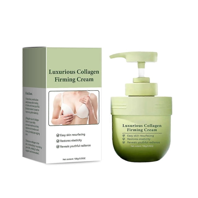 Crema reafirmante de colágeno de lujo, crema reafirmante corporal antiarrugas con colágeno, crema corporal reafirmante de la piel, crema reafirmante de piel de hidratación profunda, 3 piezas